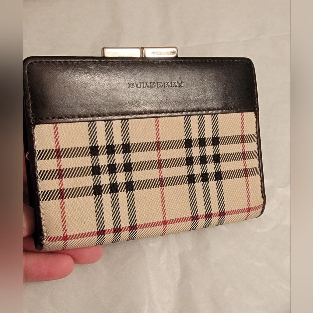 Burberry Kisslock Wallet